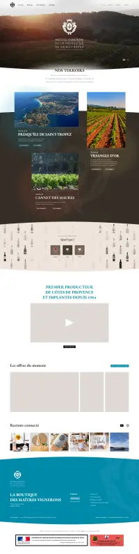 Maître vignerons de la presqu'île de saint tropez
